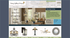 Desktop Screenshot of denneylightingdesign.com